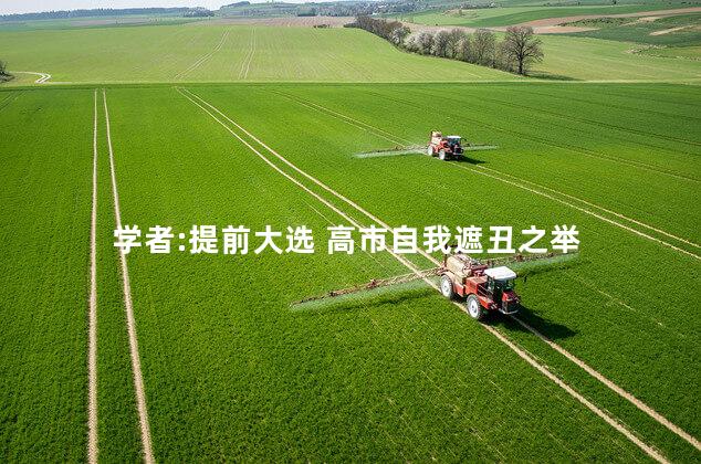 学者:提前大选 高市自我遮丑之举